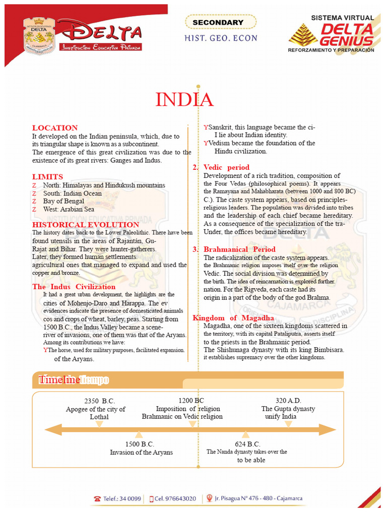 Overview of Ancient Indian Civilizations | PDF | Vedas | Indian Religions