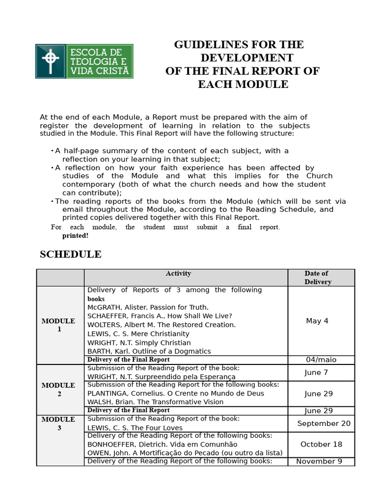 Final Report of Module 1.2 | PDF | Faith | Religious Belief And Doctrine