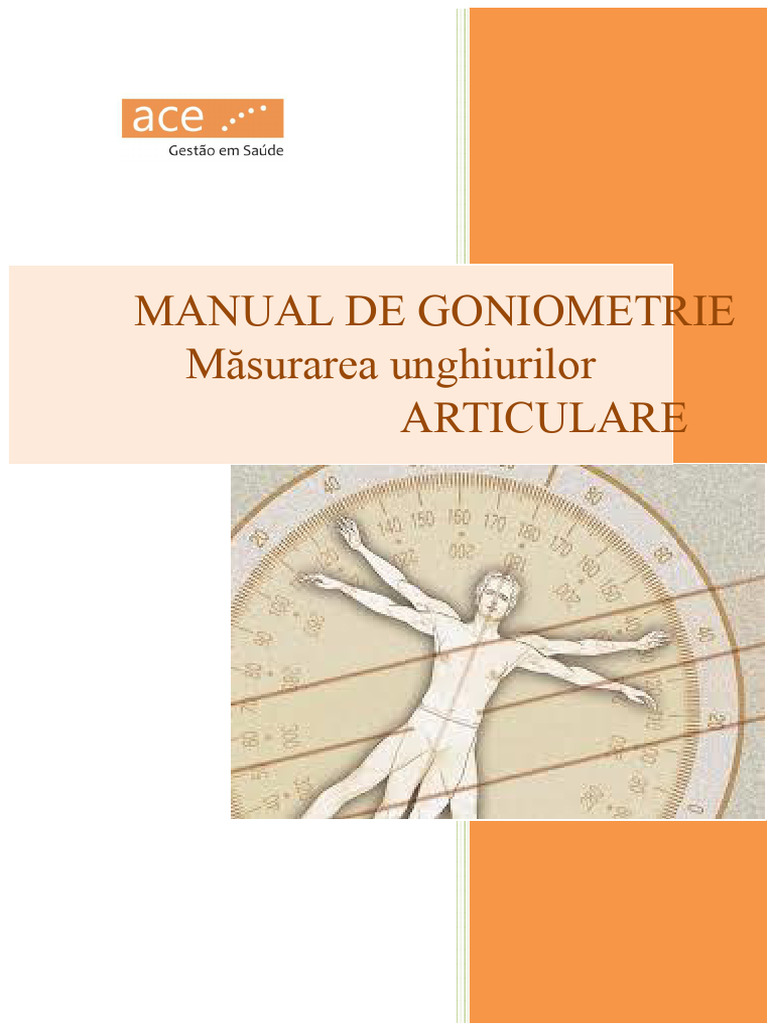 Manual de Goniometrie Final PDF | PDF