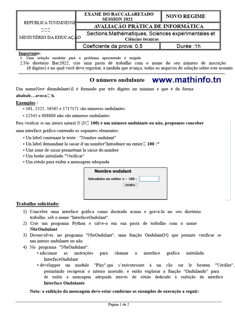 bac-pratique-24052022-sc-8h | PDF | Engenharia de Software | Programas