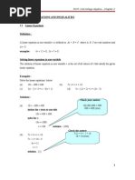 MATF 104 College Algebra - Chapter 2