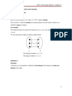 Chapter 4: Functions and Graphs 4.1) Basics of Functions Definition 1: Relations