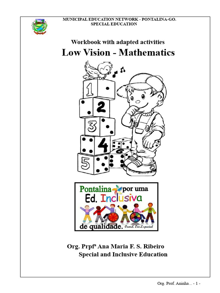 Adapted Math Activities for Low Vision | PDF | Shape | Elementary Geometry