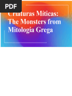 23 Criaturas da Mitologia Grega | PDF | Mitologia grega | Monstros