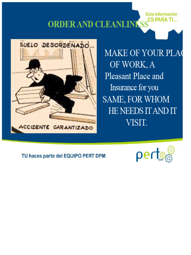 Workplace Order and Cleanliness Guide | PDF