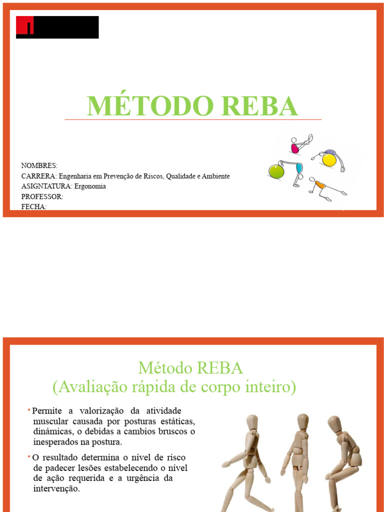 Método REBA: Avaliação de Posturas e Riscos | PDF | Movimentos anatômicos