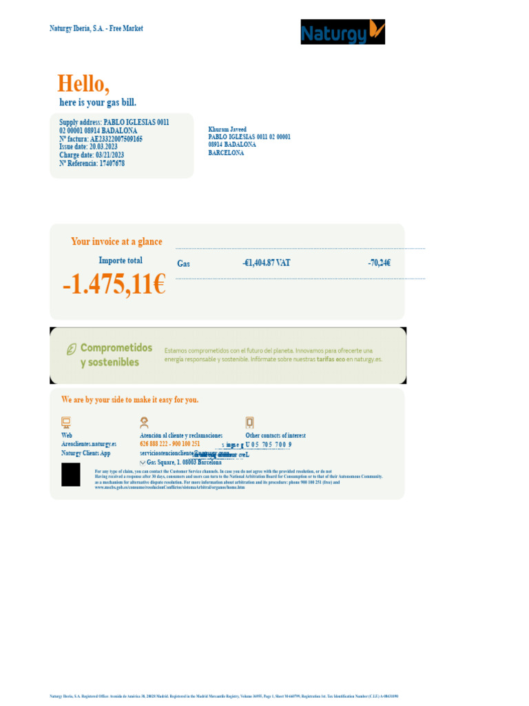 Invoice AE23322007509165 | PDF | Invoice