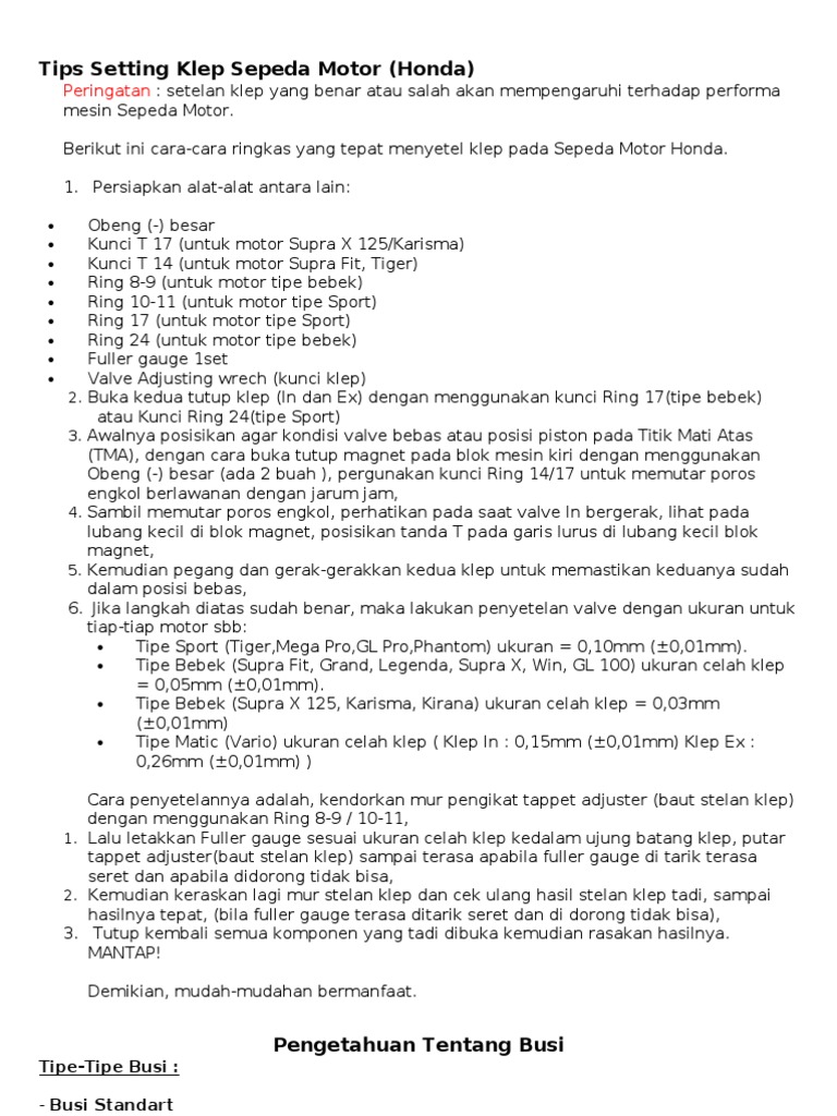 Tabel Ukuran Celah  Klep  Motor  Yamaha  Berbagai Ukuran Tabel Ukuran Celah  Klep  Motor  Yamaha  Berbagai Ukuran