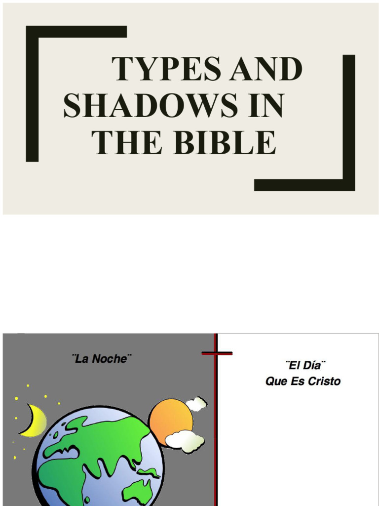 Types and Shadows in The Bible | PDF