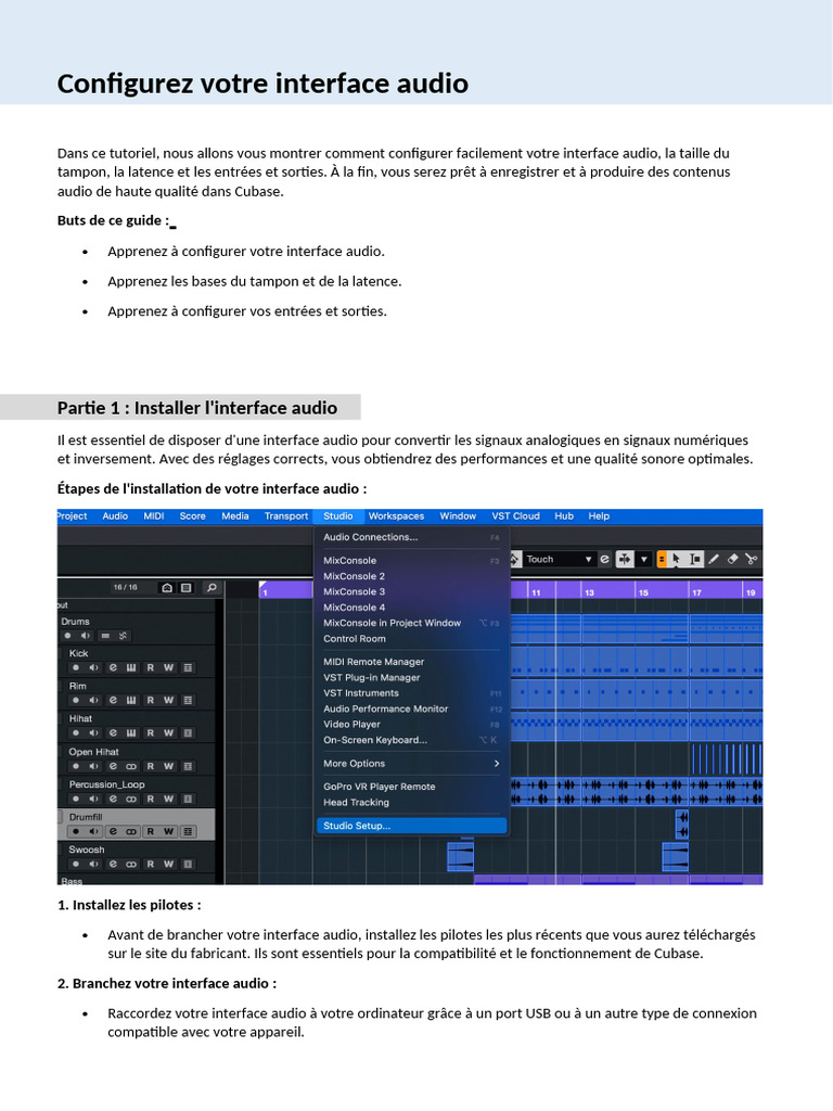 Configurer votre interface audio dans Cubase | PDF | USB | Technologies ...