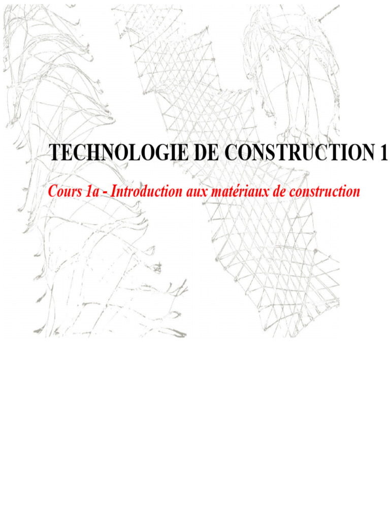 Introduction aux matériaux de construction | PDF | Bois (matériau de ...