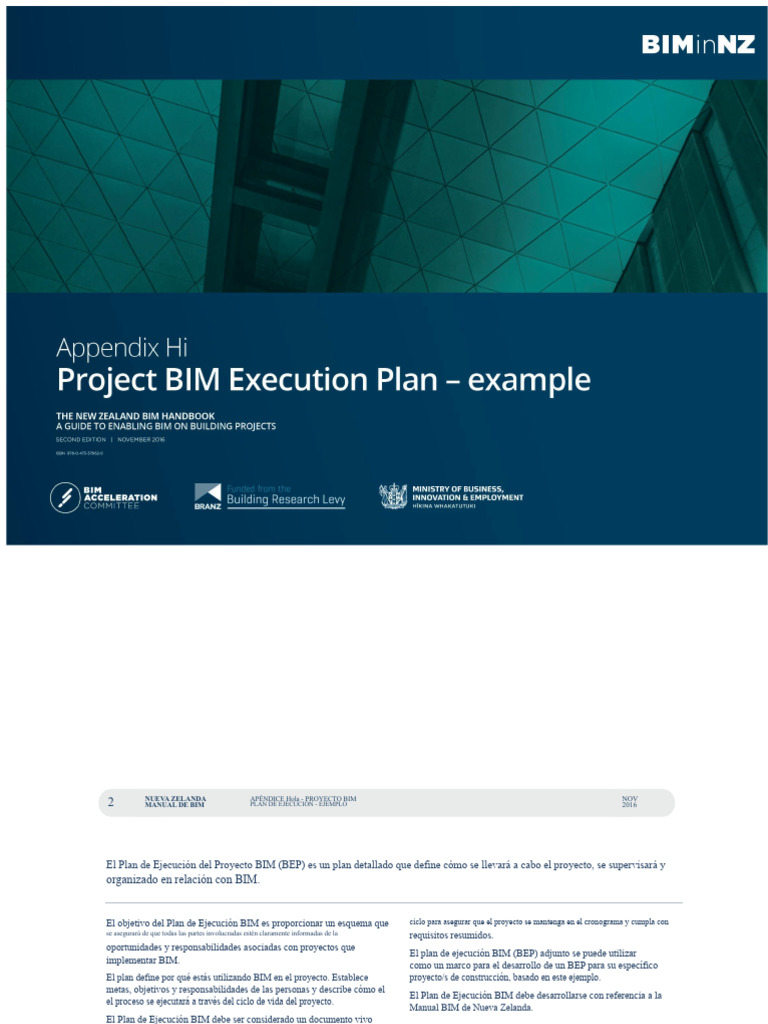 Plan de Ejecución BIM en Nueva Zelanda | PDF | Autodesk Revit | Software