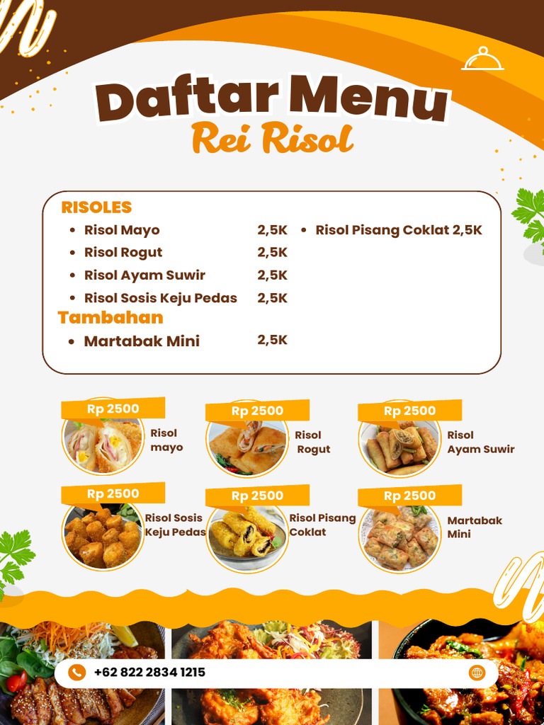 Menu Risol Pisang Coklat dan Variasi | PDF