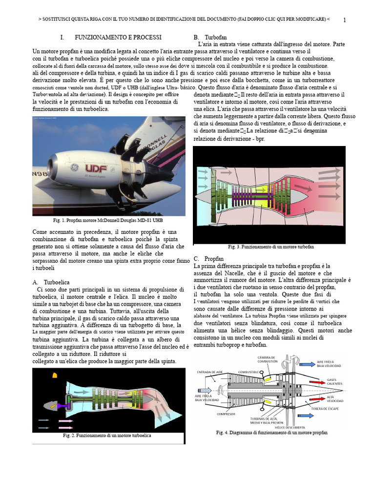 Funzionamento Del Propfan | PDF