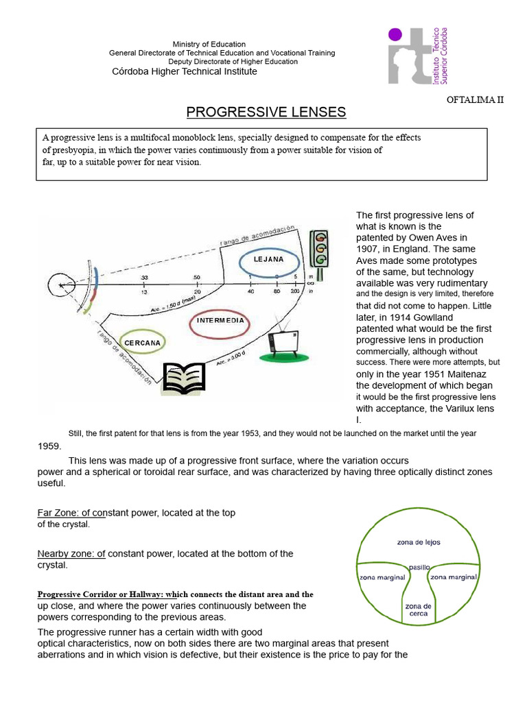Progressive lens .docx | PDF | Light | Vision