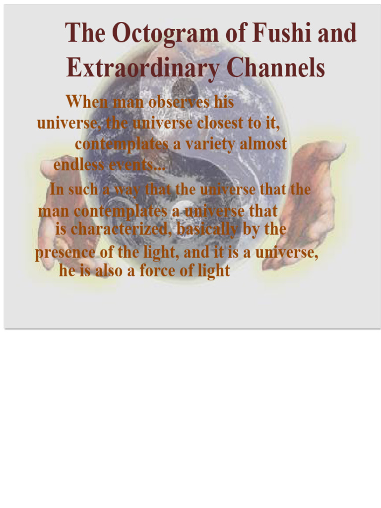 The Octogram of Fushi and Extraordinary Channels | PDF | Yin And Yang ...