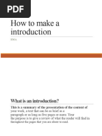 Crafting a Project Introduction Guide | PDF