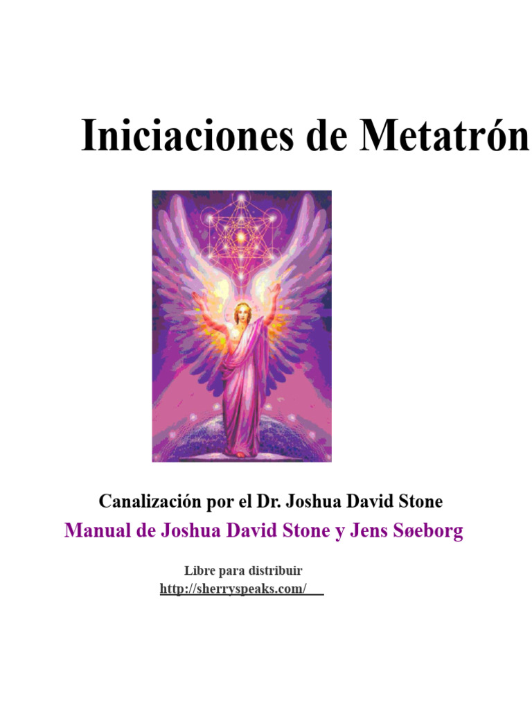 Iniciaciones de Metatrón PDF | PDF | Ligero | Miguel (Arcángel)