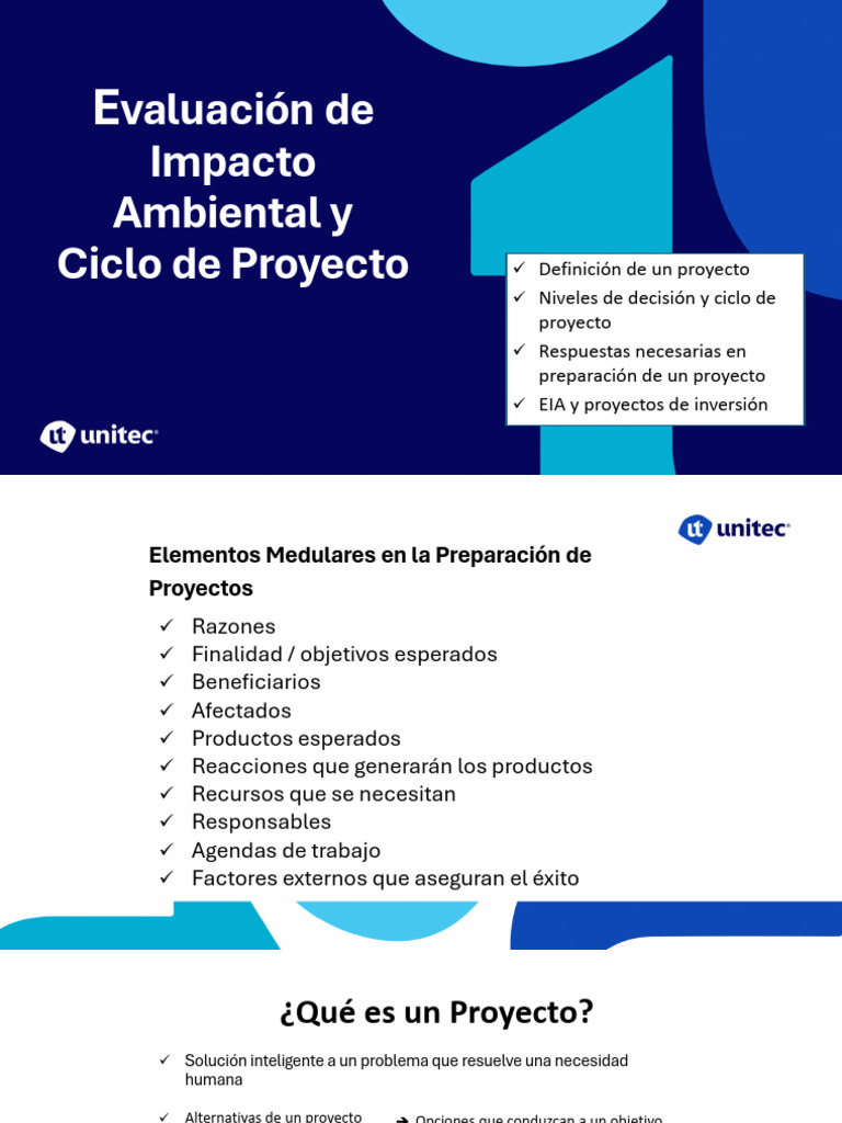 Evaluación de Impacto Ambiental en Proyectos | PDF | Evaluación de ...