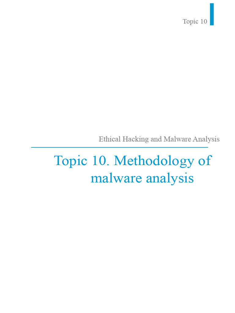Malware Analysis Methodologies Explained | PDF | Malware | Antivirus ...