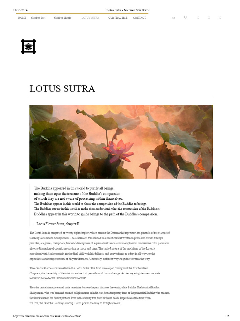 Understanding the Lotus Sutra Teachings | PDF | Lotus Sutra | Bodhisattva
