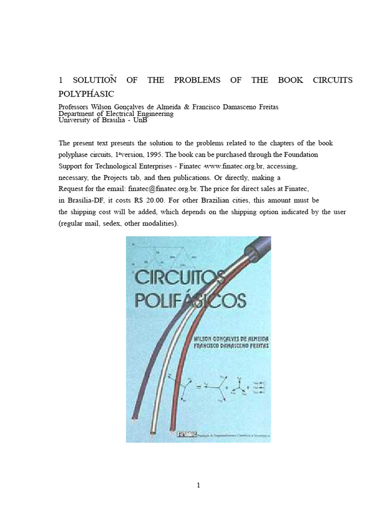 Solutions for Polyphase Circuit Problems | PDF | Ac Power | Electronics