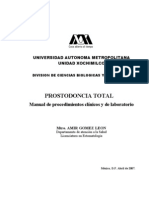 Manual Prostodoncia Total