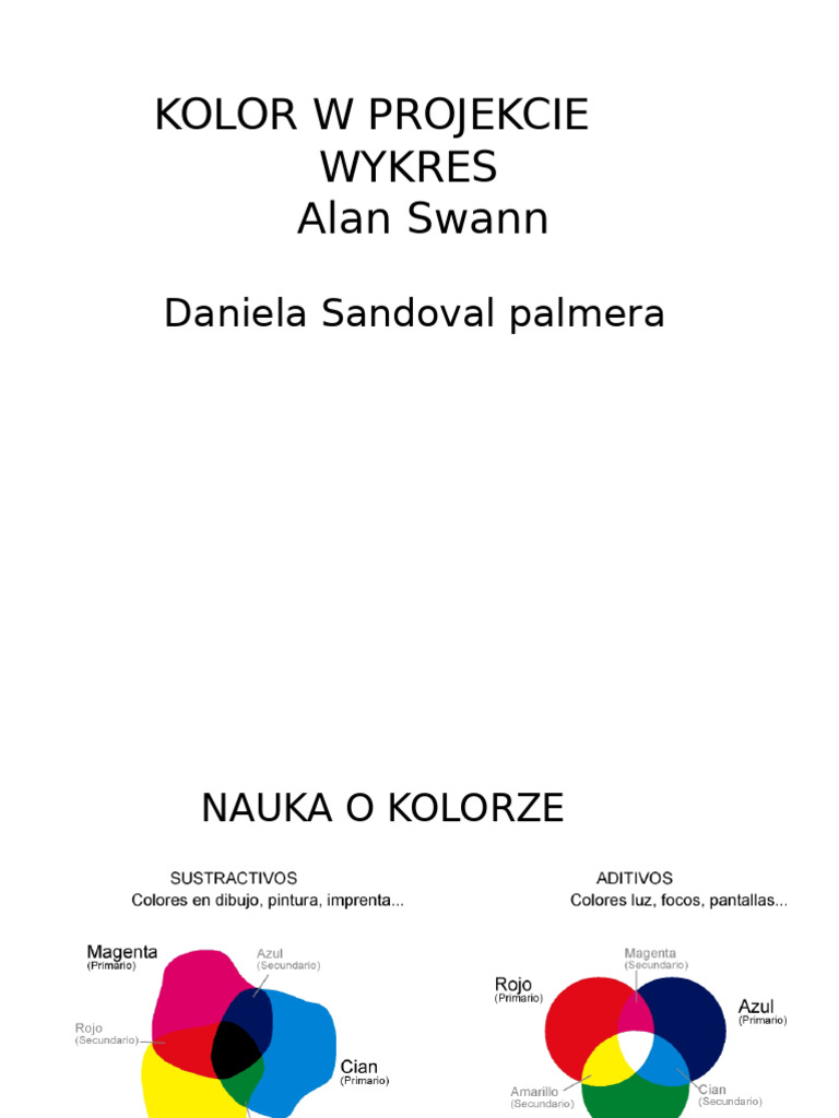 Kolor W Projektowaniu Graficznym | PDF