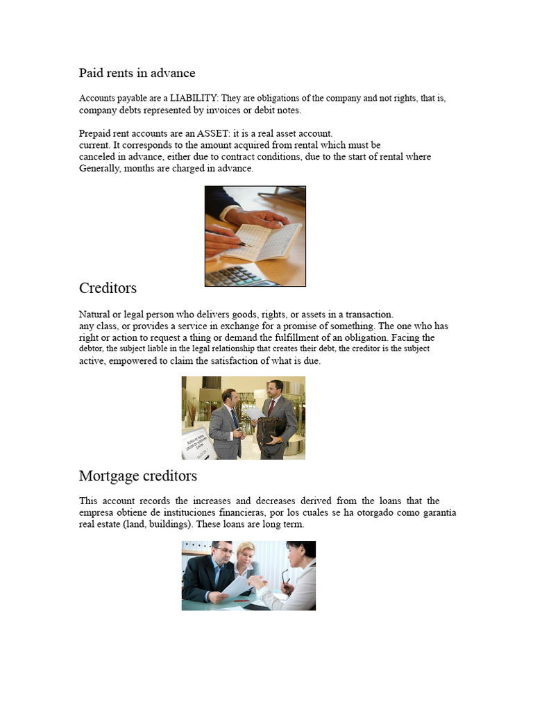 Rent Paid in Advance | PDF | Cash | Expense
