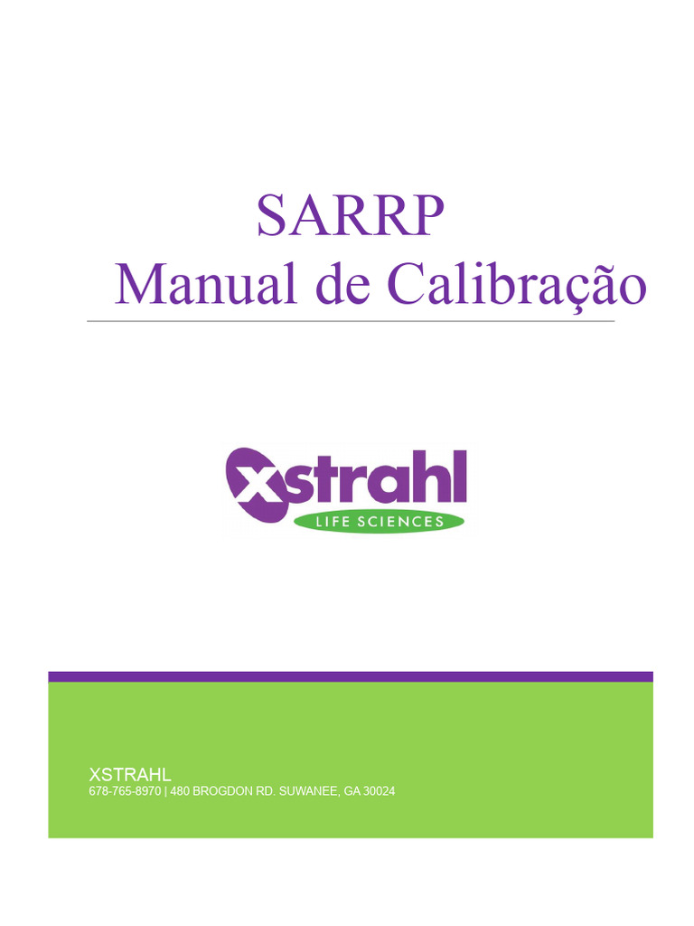 Manual de Calibração SARRP Xstrahl | PDF | Câmera | Tomografia ...