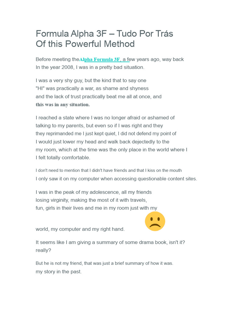 Formula Alpha 3F - Everything Behind This Powerful Method | PDF