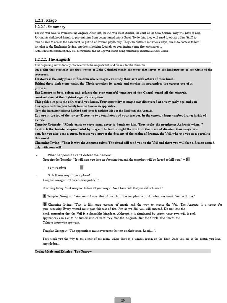 1.2.2. DA0 Wizard | PDF | Courage | Magician (Fantasy)