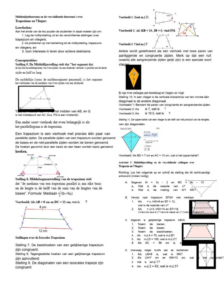 notities-middellijn-theorema-en-de-verschillende-theorema-s-over