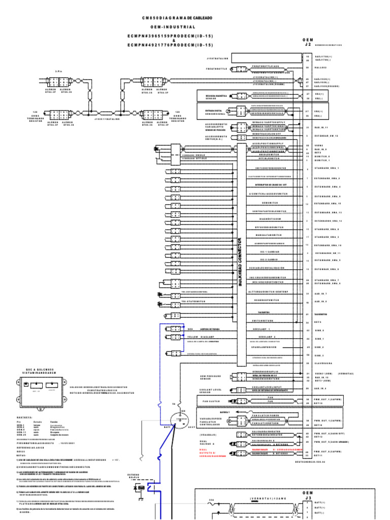 Diagrama de Cableado QSB6.7C | PDF