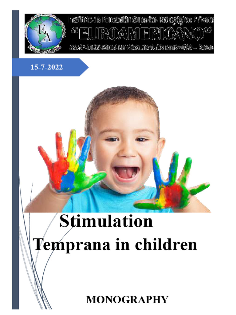 Early Stimulation Techniques for Children | PDF | Child Development ...