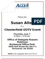 SBA Cfield GOTV Event Flier