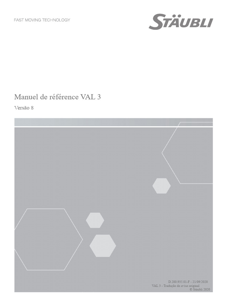 Manual de ref VAL3_8.0 | PDF | Engenharia de Software | Engenharia da ...