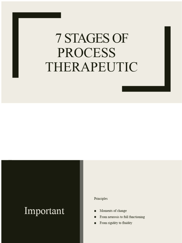 7 Stages of Therapeutic Process | PDF