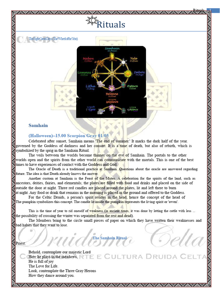 Samhain Rituals and Traditions Explained | PDF | Religious Belief And ...