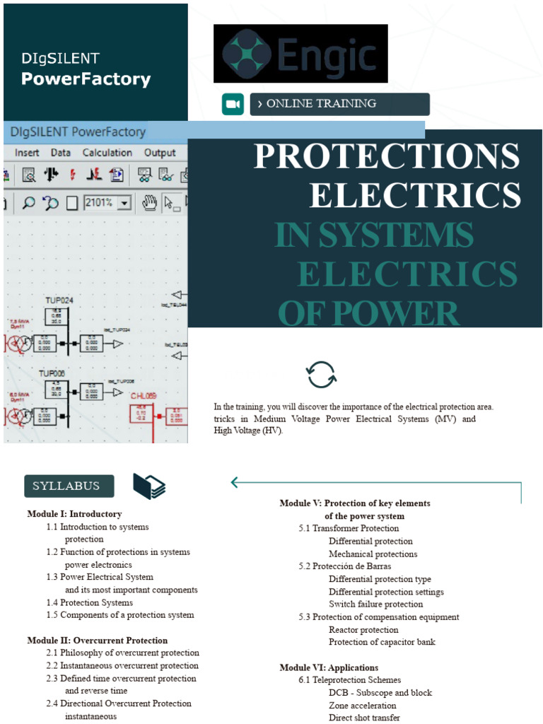 Online Training in Electrical Protection | PDF | Electricity | Power ...