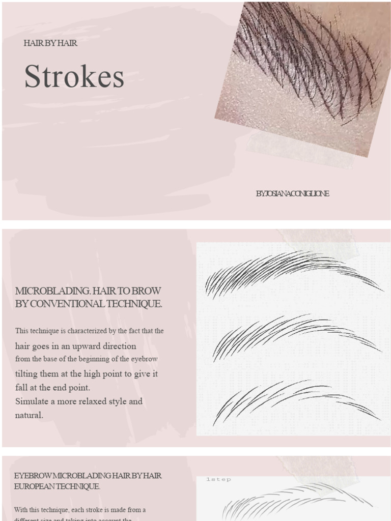 Eyebrow Microblading Techniques Guide | PDF