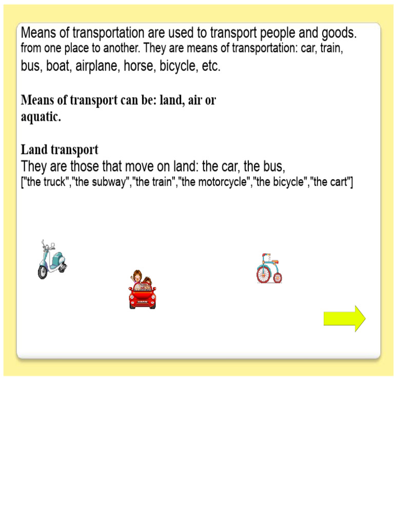Overview of Transportation Types | PDF