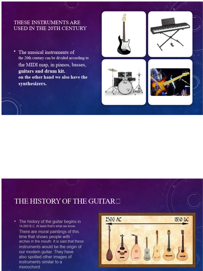 20th Century Musical Instruments Overview | PDF