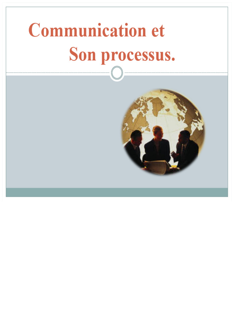 Comprendre le processus de communication | PDF | Cryptage | Psychologie ...