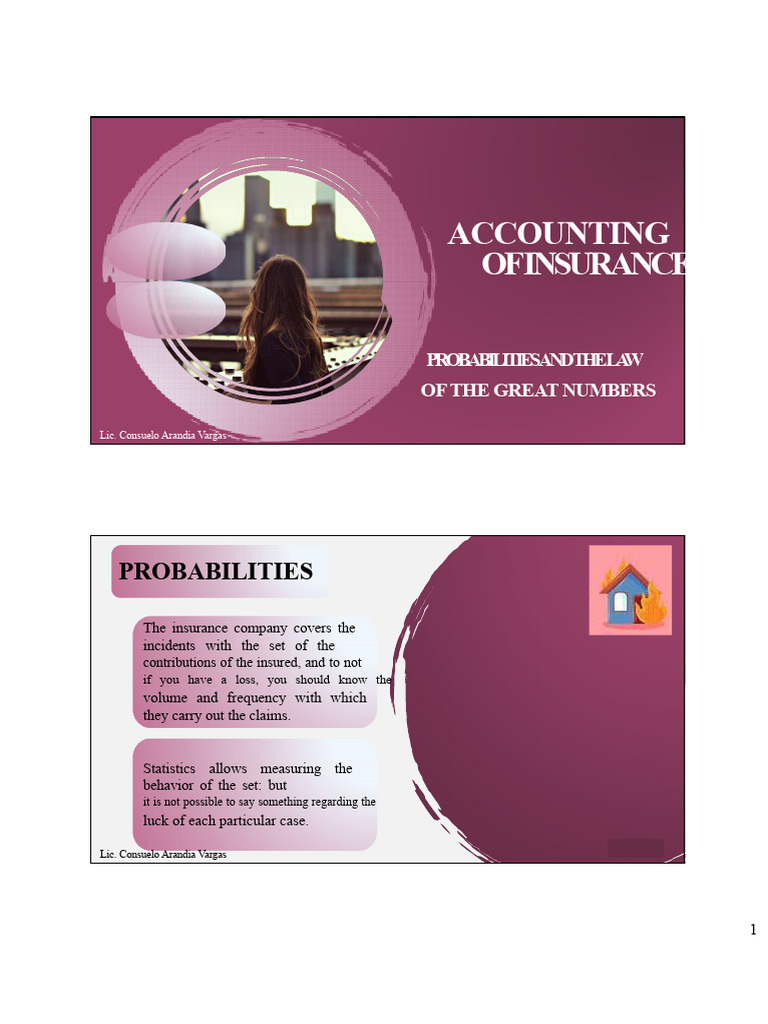 Understanding Probability in Insurance | PDF | Insurance | Probability