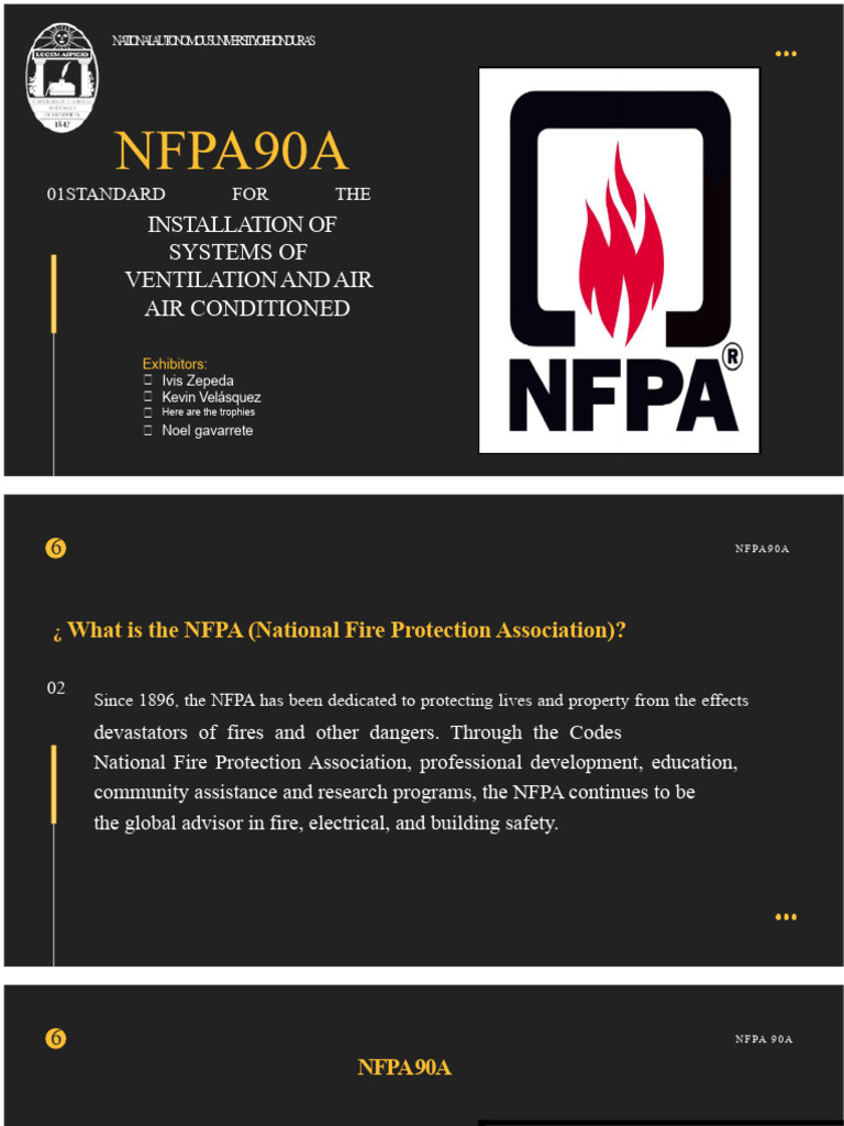 NFPA 90A: HVAC Fire Safety Standards | PDF | Duct (Flow) | Smoke