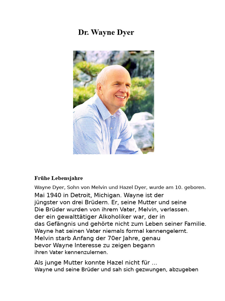 Dr. Wayne Dyer | PDF
