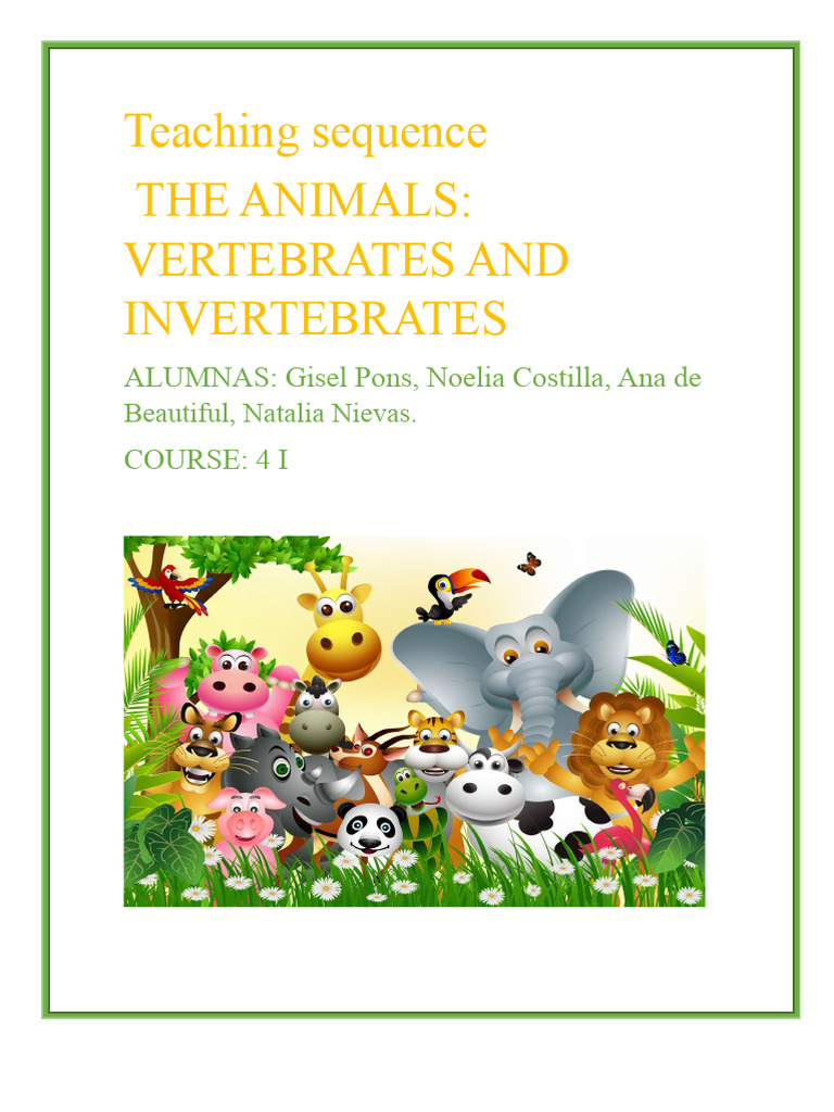 Vertebrates Invertebrates 2 | PDF | Amphibian | Invertebrate