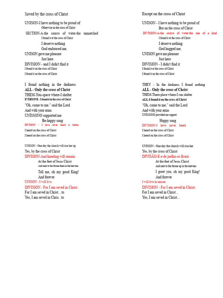 Salvation Through the Cross of Christ | PDF | Jesus | Abrahamic Religions