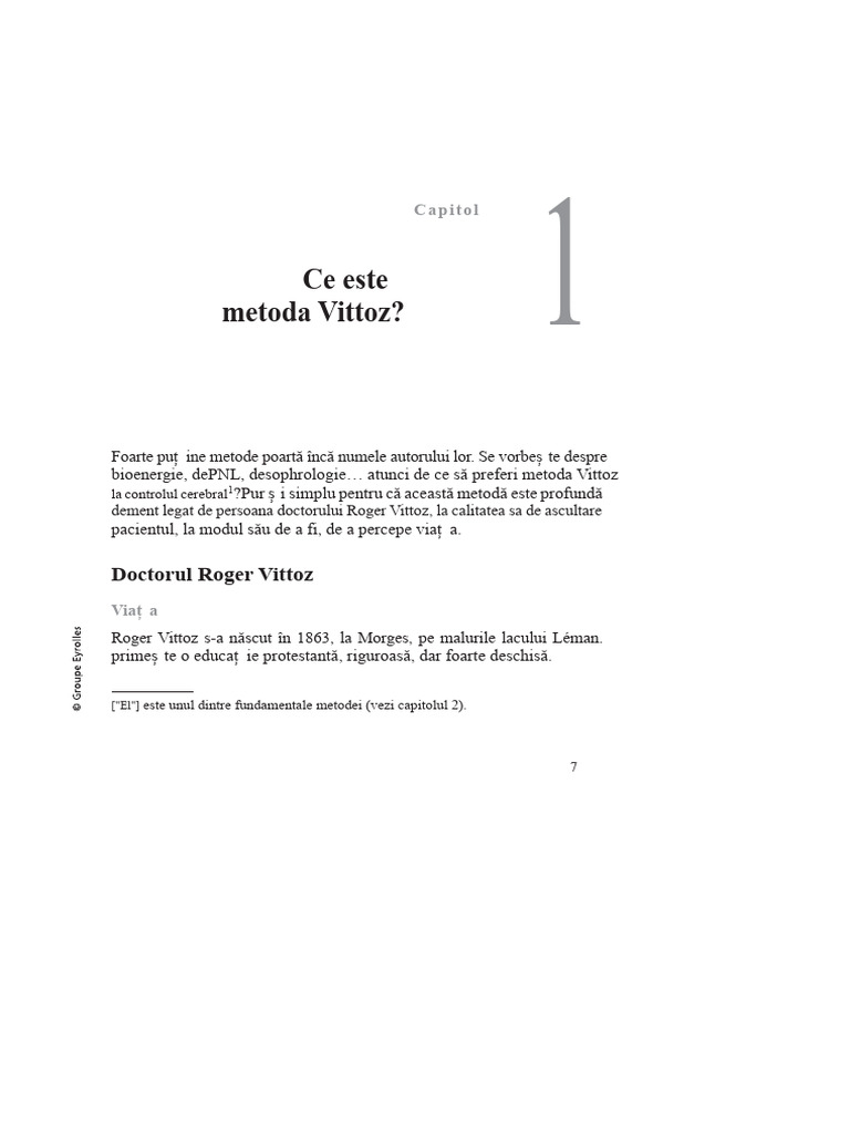 Metoda Vittoz | PDF